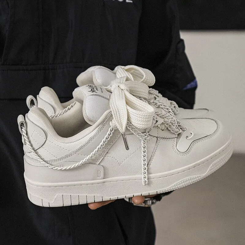 Cuban | Chunky White Sneakers