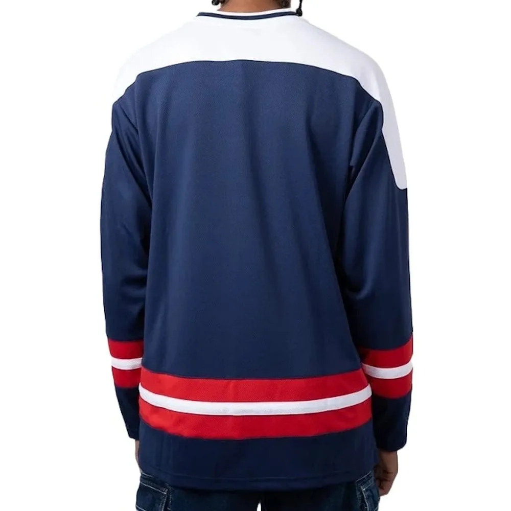 Fubu Corporate Hockey Jersey - Navy / White