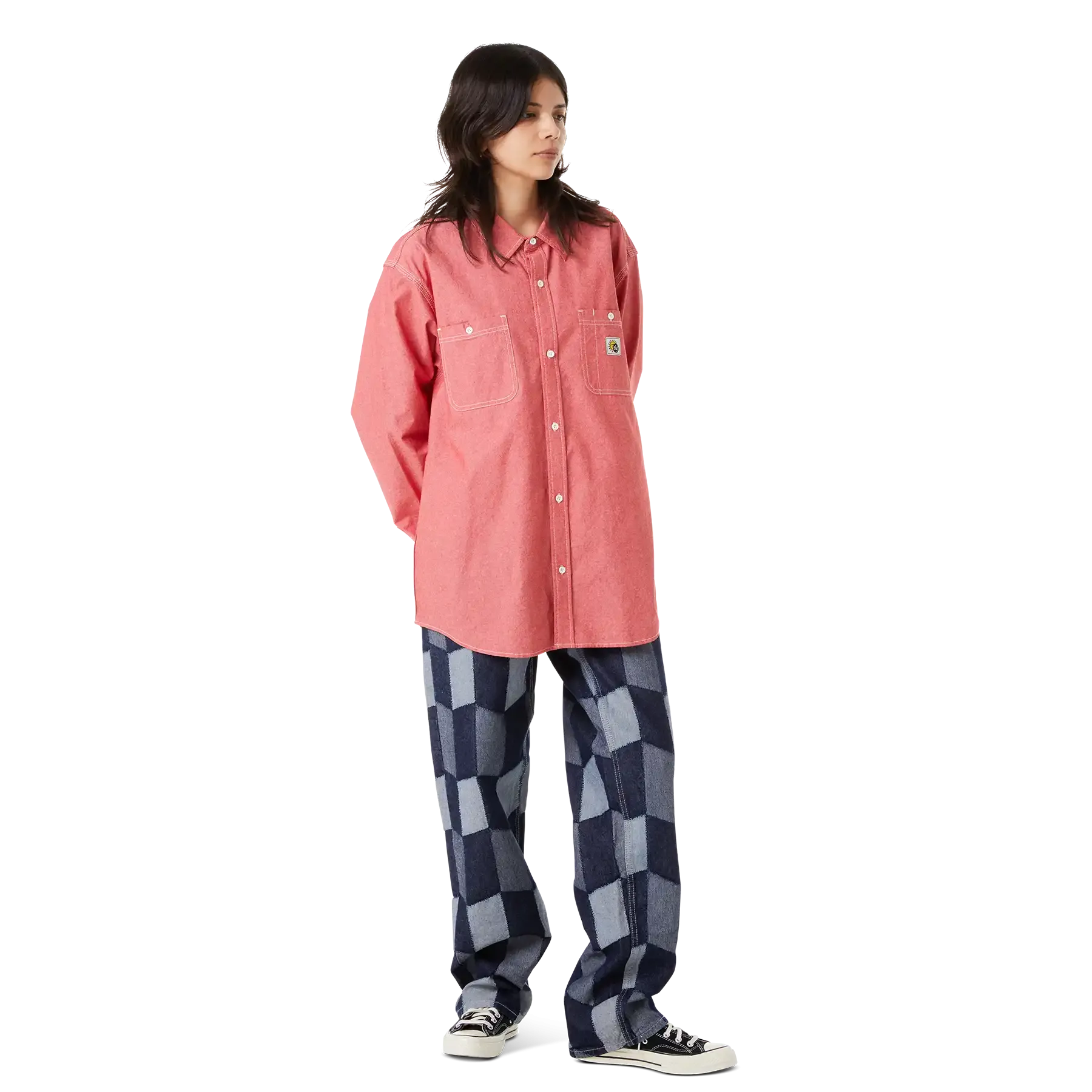 Huf Total Eclipse Chambray Button Up Shirt