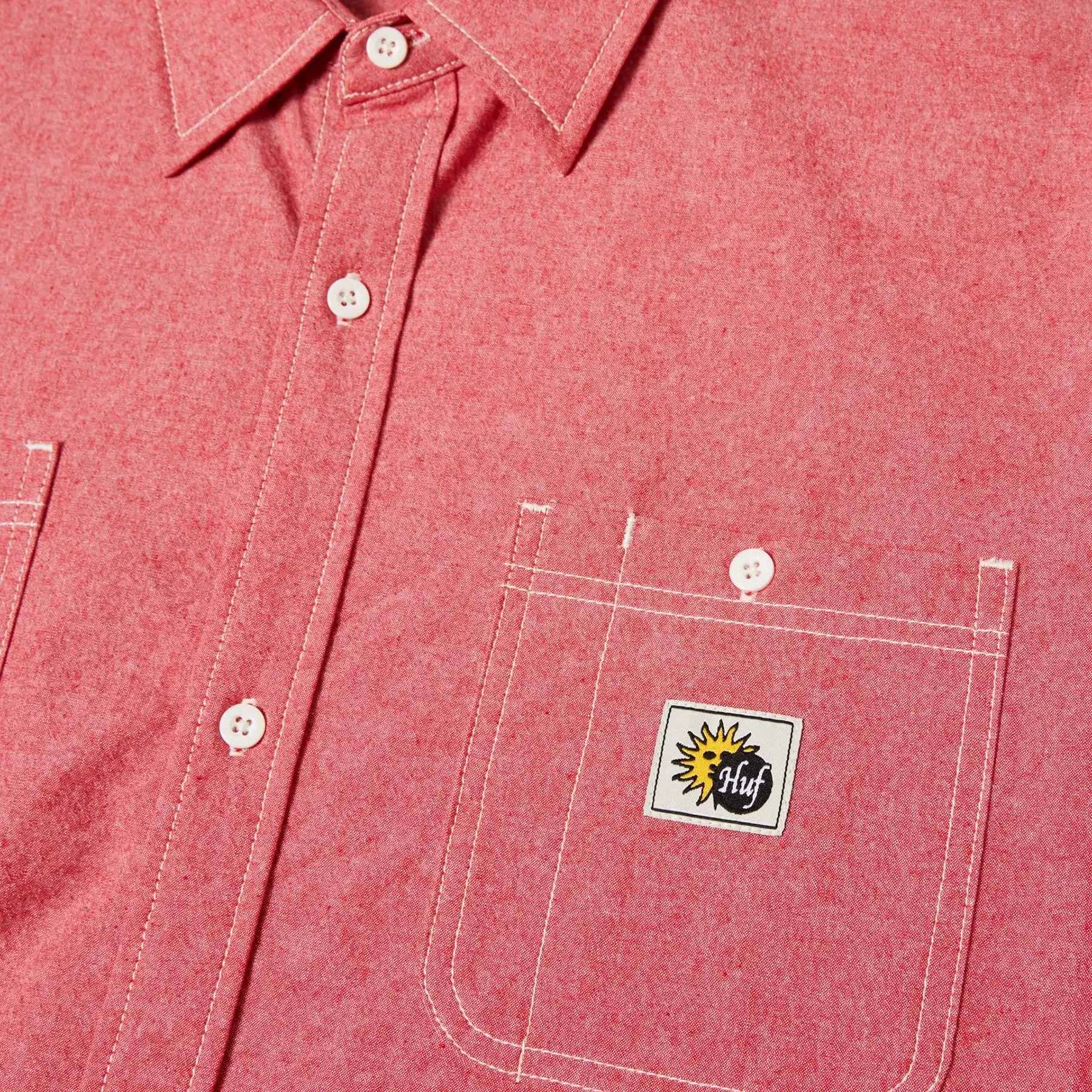 Huf Total Eclipse Chambray Button Up Shirt