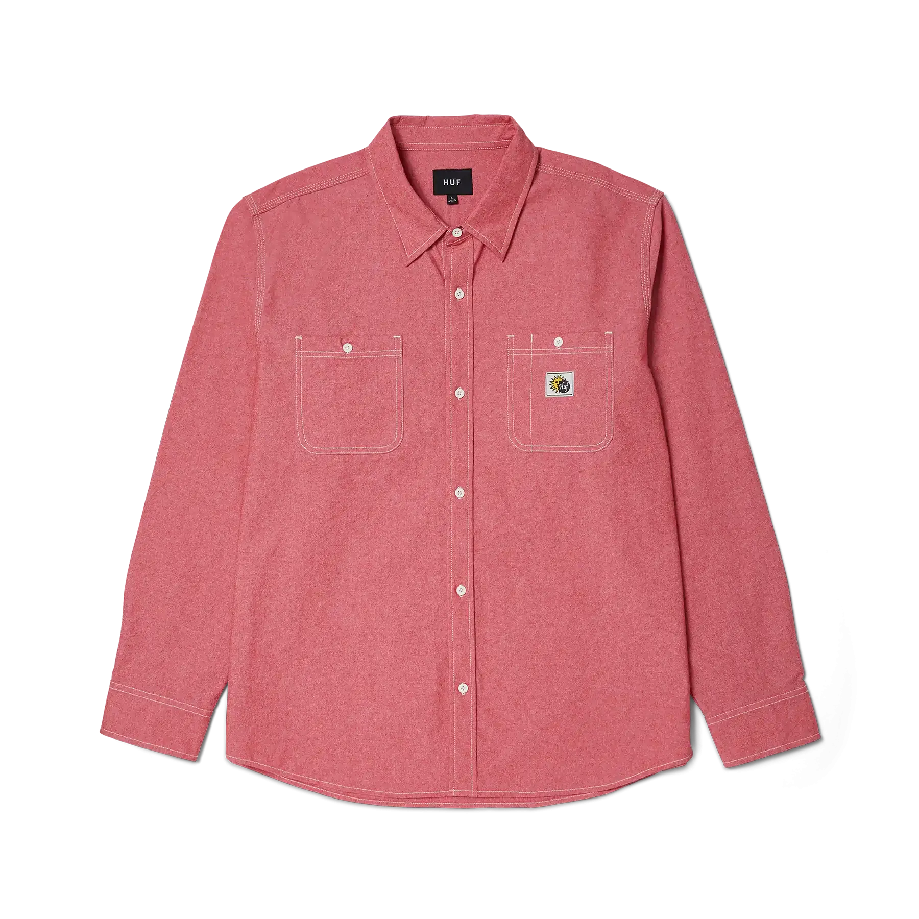 Huf Total Eclipse Chambray Button Up Shirt