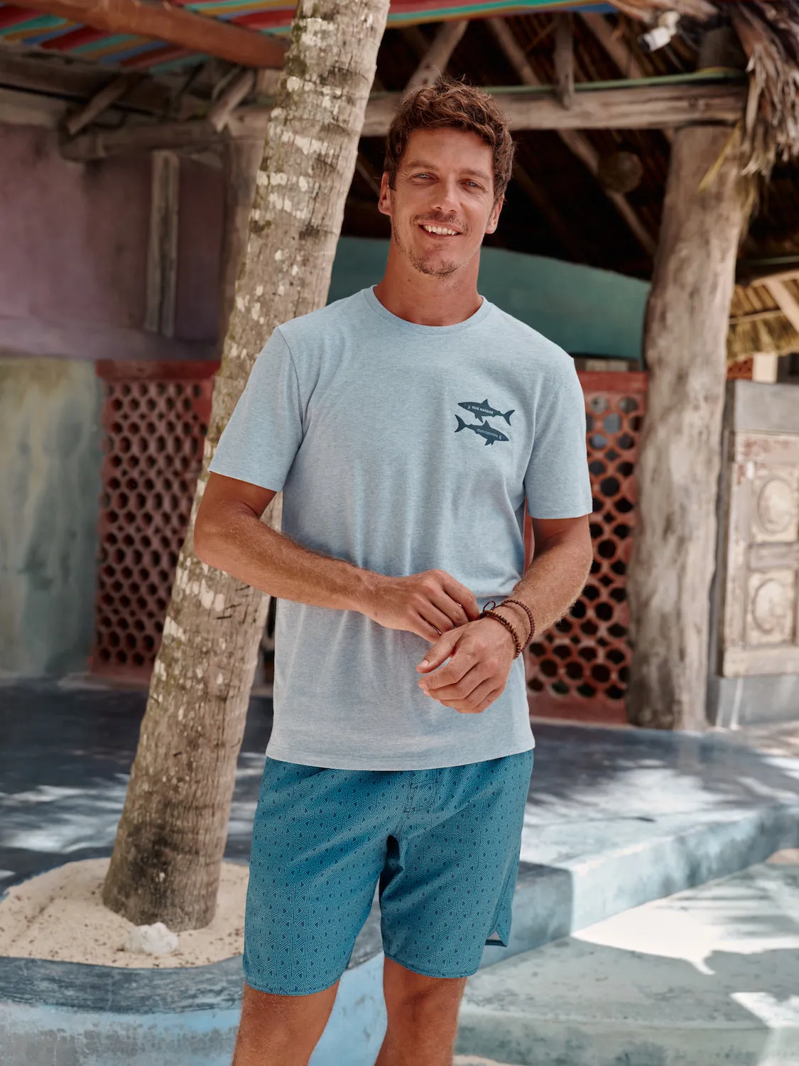 Kismet Tee |  Heather Green Sea Creatures