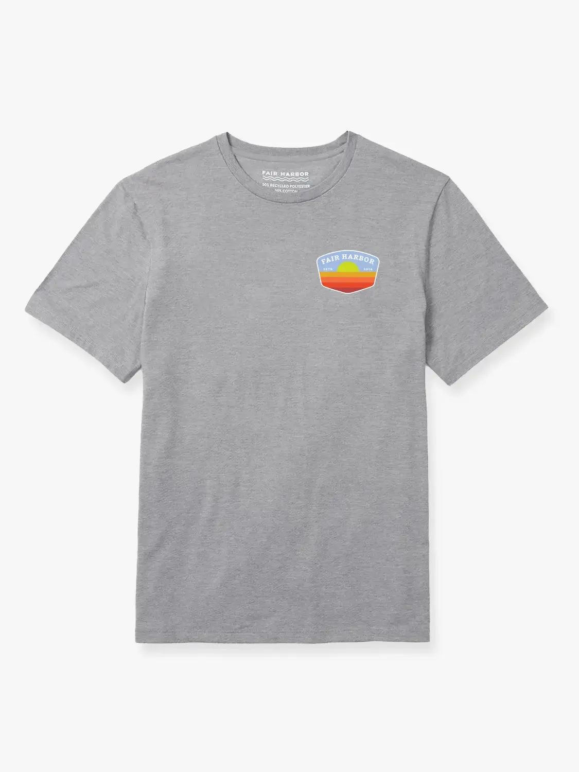 Kismet Tee |  Heather Grey Golden Sunset