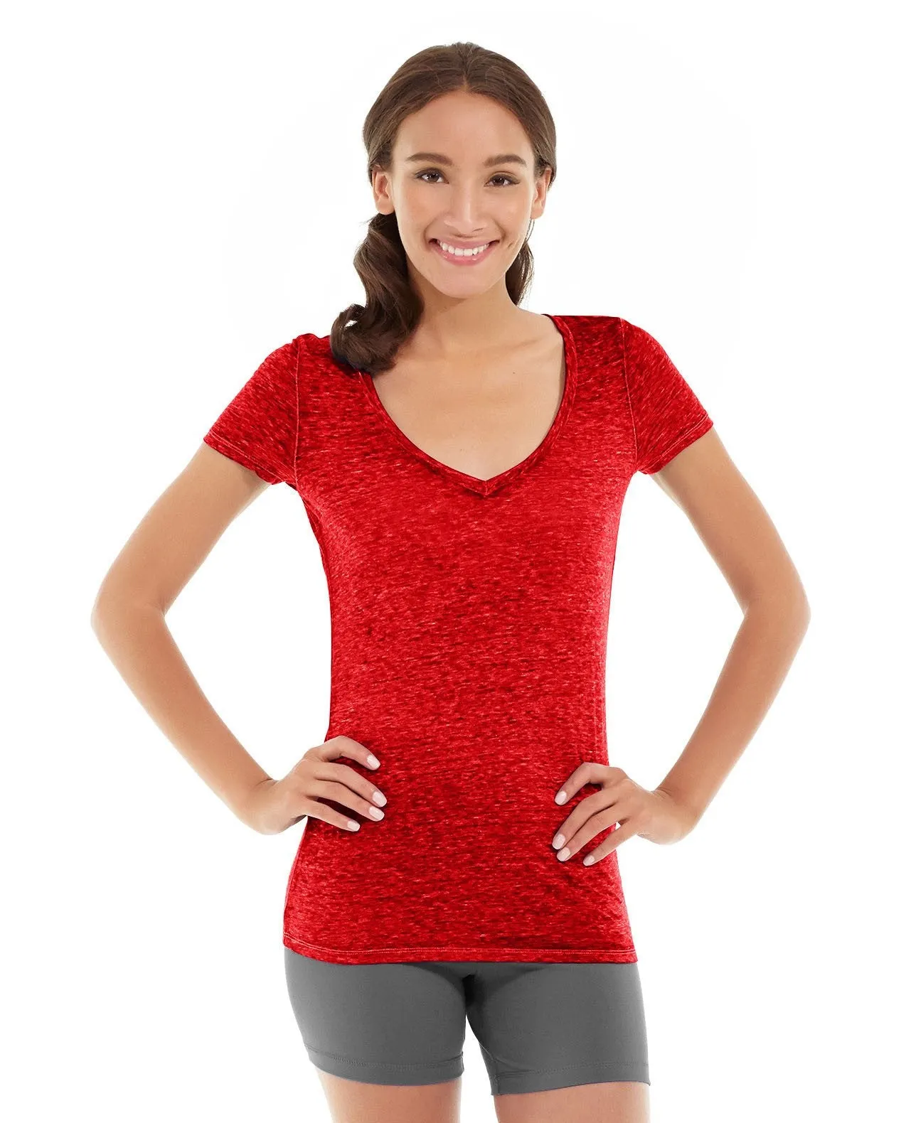 Minerva LumaTech&trade; V-Tee-L-Red
