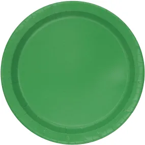 Paper Plates 9" - Emerald Green