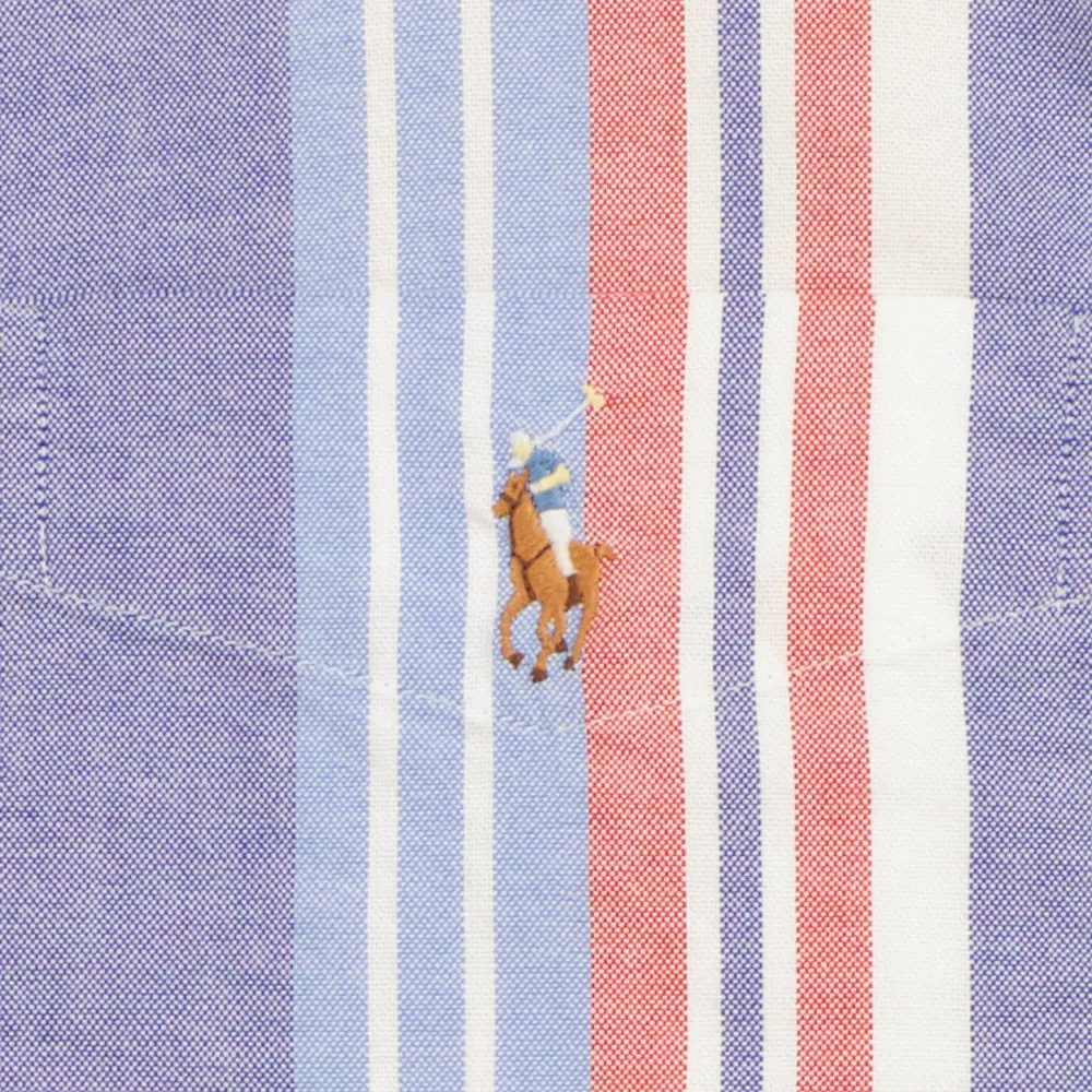 Short Sleeve Stripe Print Shirt