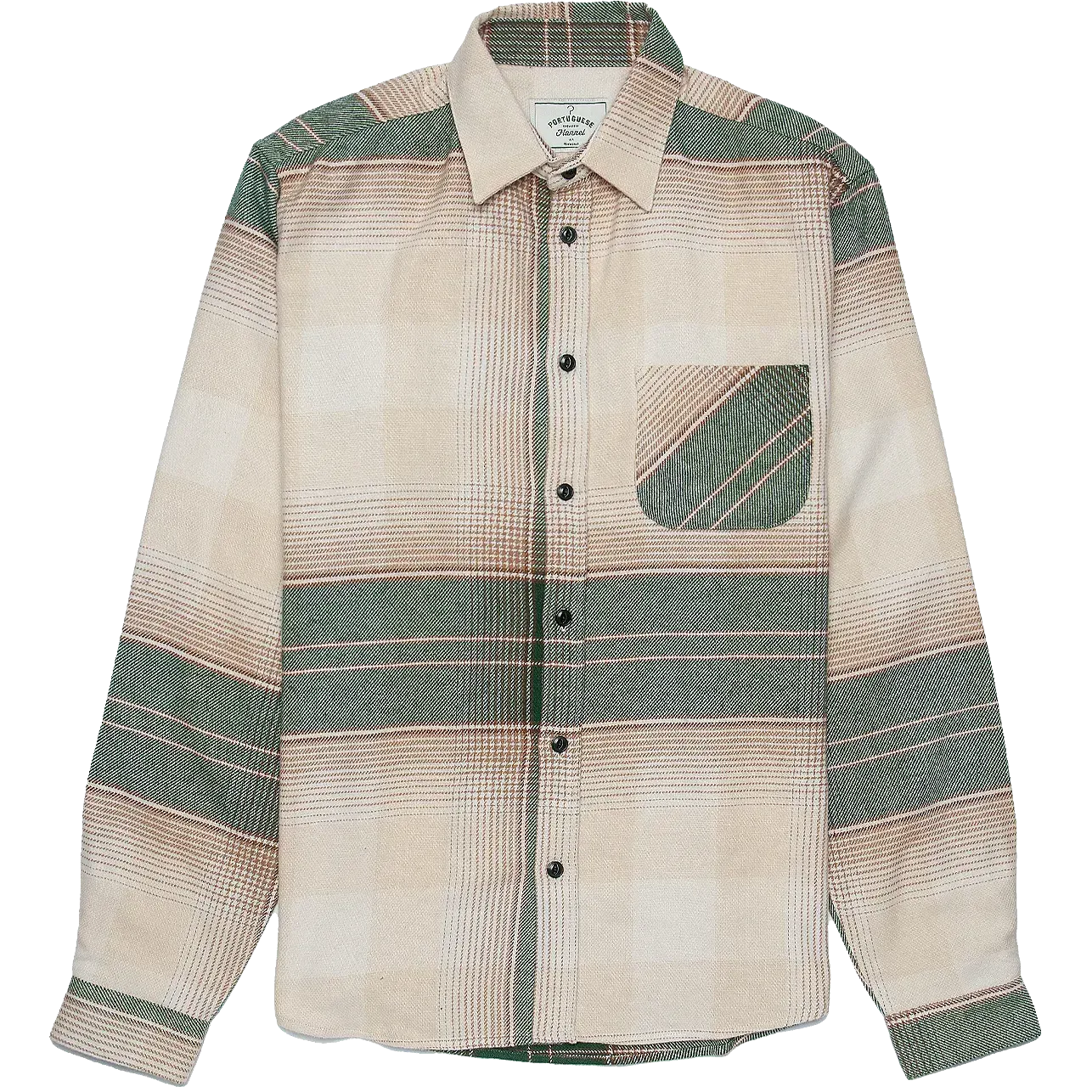 Sqoia Flannel Shirt - Moss / Cream