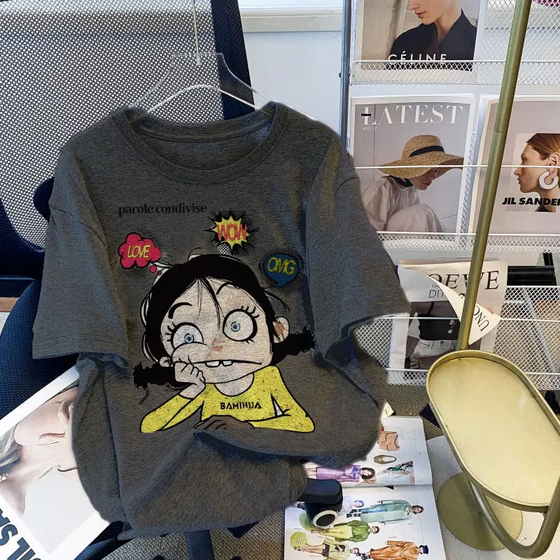 Women's Cartoon/Anime T-Shirts 522163