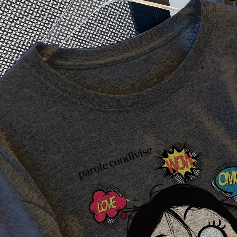 Women's Cartoon/Anime T-Shirts 522163